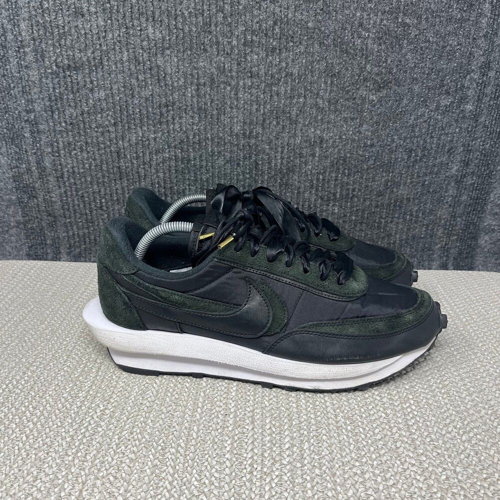 Nike LD Waffle Sacai Black Nylon Athletic Shoes Mens Size 11 BV0073-002